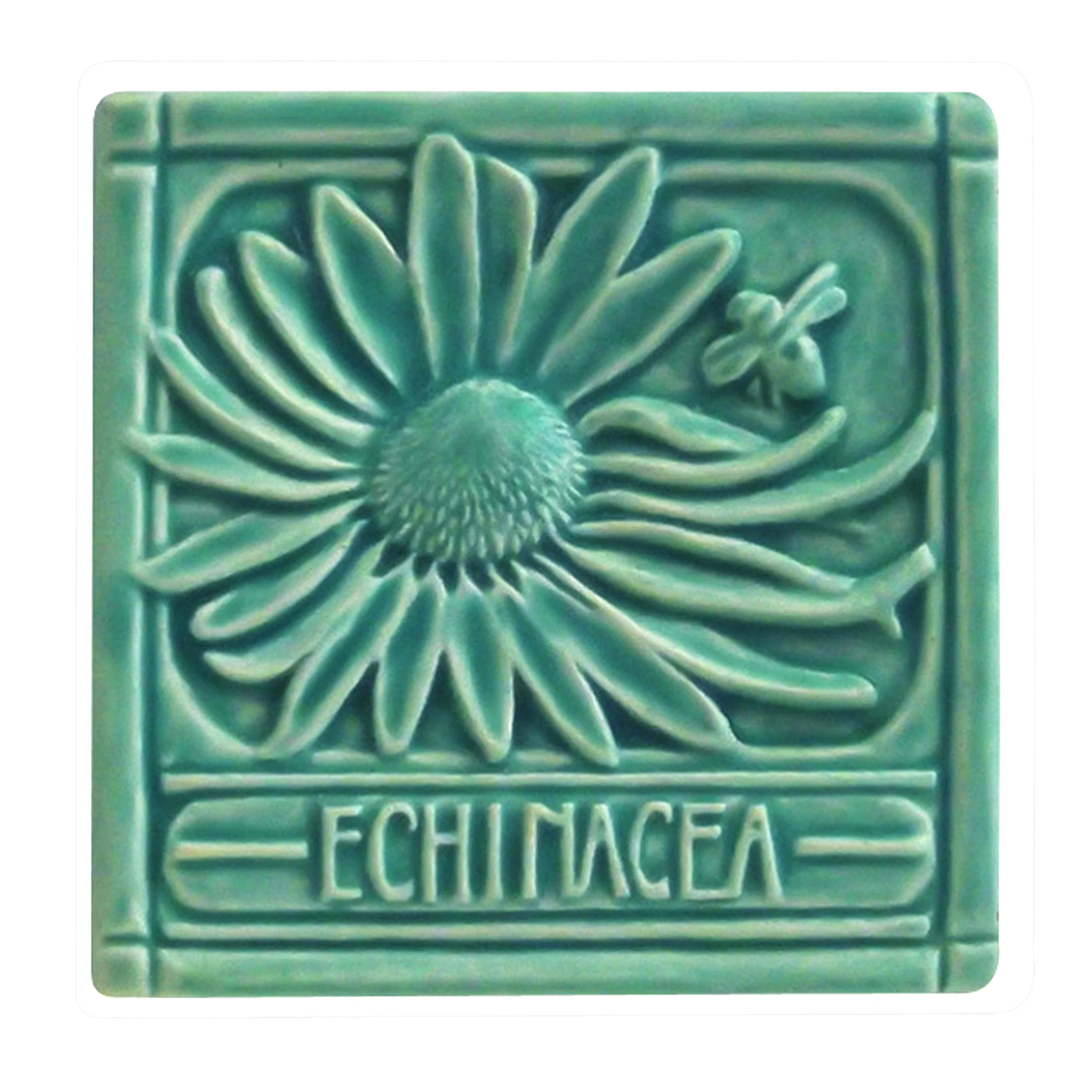 Echinacea Tile — Whistling Frog Tile Company